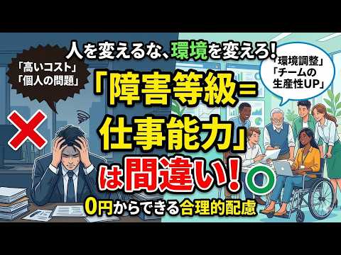 「障害等級＝仕事能力」は誤解 のサムネイル