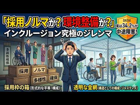 障害者雇用の「枠」は撤廃すべきか？ のサムネイル
